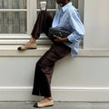 Pantalon fluide large