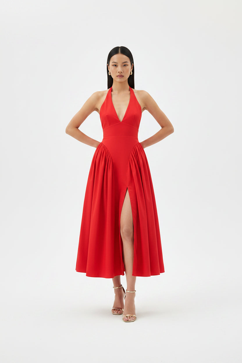 Robe longue  dos nu