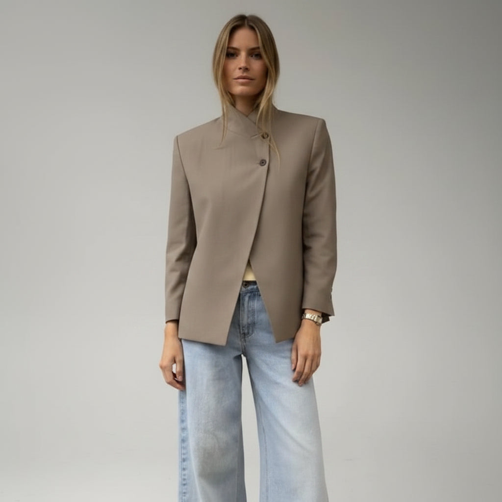 Blazer col croisé