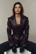 Veste cuir vintage