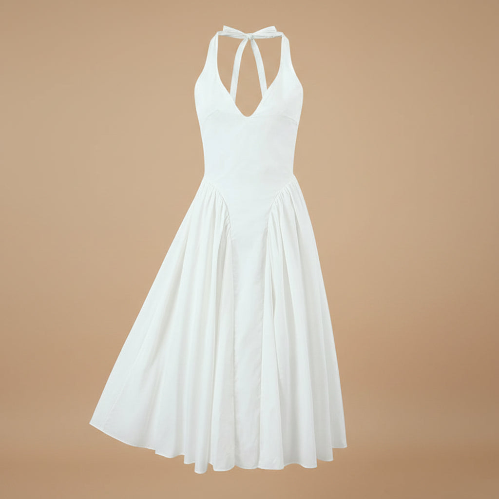 Robe longue  dos nu